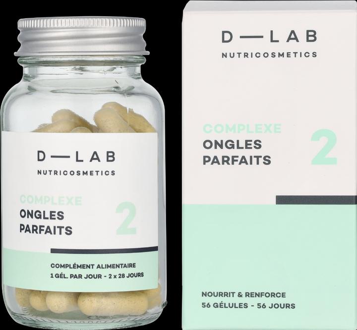 Produktbild D-Lab Nutricosmetics D-Lab Complexe Perfect Nails 2 Capsules (56 ml)