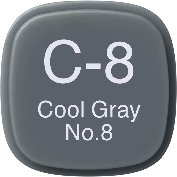 Image du produit Copic Marqueur graphique Classic Type C - 8 (C-8 - Cool Gray No.8, 1 x)