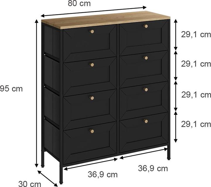 Produktbild Vicco Belaro (80 x 30 x 95 cm)