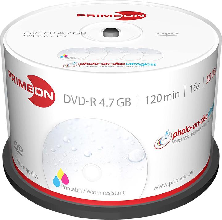 Actual product image Primeon DVD-R 50 spindle (50 x)