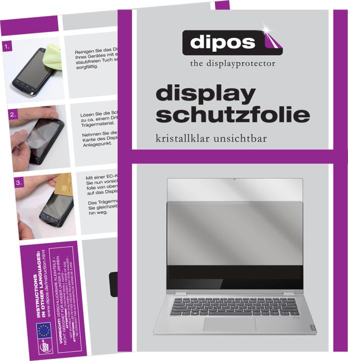 Produktbild Dipos Displayschutzfolie Crystalclear (2 Stück, IdeaPad C340)
