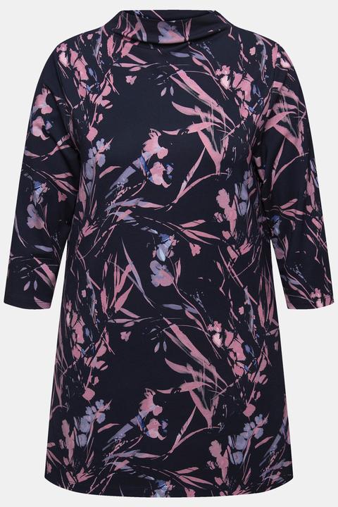 Produktbild Ulla Popken Sweatshir, Oversized, Stehkragen, 3/4-Arm (54)