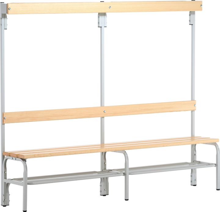 Produktbild kaiserkraft Garderobenbank mit Hakenleisten (40 cm, 165 cm)