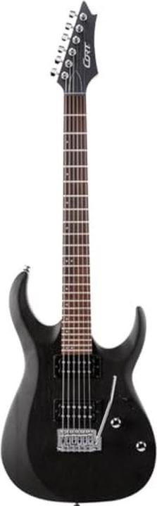 Actual product image Cort Guitars X-100 Open Pore Black electric guitar (Electric guitar)