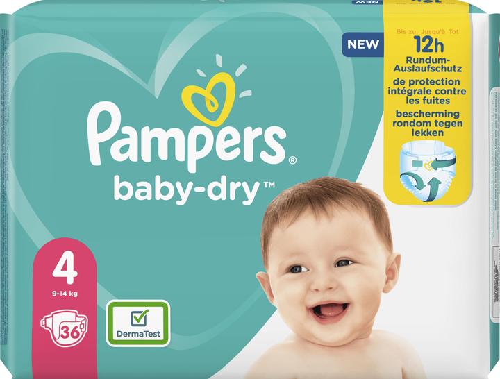 Immagine prodotto Pampers Pannolini (Dimensione 4, Pacco trasportabile, 36 Pezzo/i)