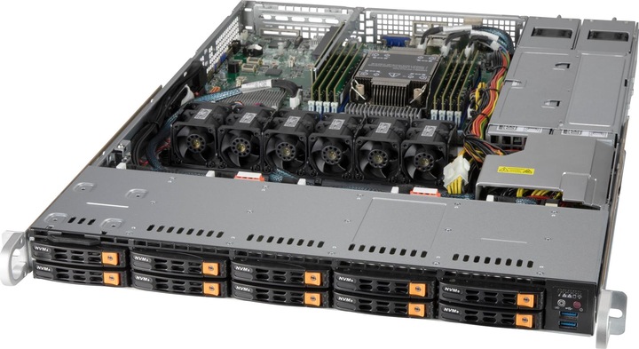 Actual product image Supermicro Enclosure SuperChassis CSE-116AC10-R860CB-N10