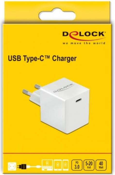 Produktbild Delock USB-Wandladegerät 41446 USB-C PD 3.0, 40 W (40 W)