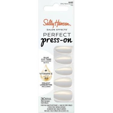 Sally Hansen, Nail art + Unghie finte, Salon Effects Artificial Nails 001 Only Have Ice For You 30 Pieces (Unghie artificiali)