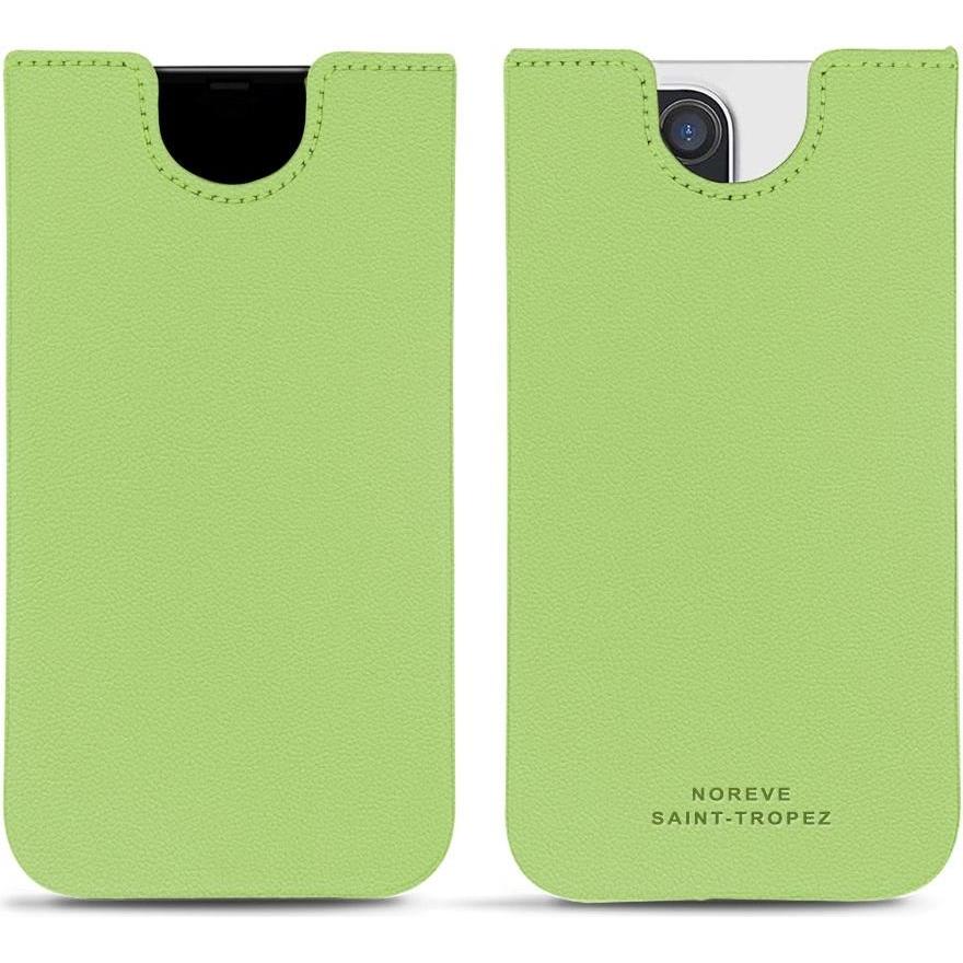 Noreve Lederschutzhülle (Apple iPhone 13 Pro Max), Smartphone Hülle, Grün