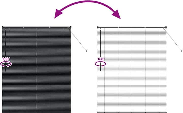 Produktbild vidaXL Balkenjalousien (130 x 45 cm)
