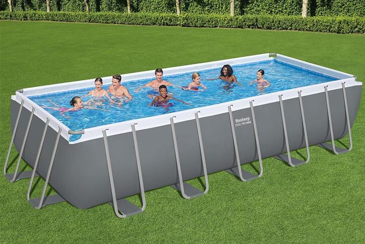 Actual product image Bestway Power Steel Frame Pool Komplett- Set 640 x 274 x 132 cm (640 x 274 x 132 cm)