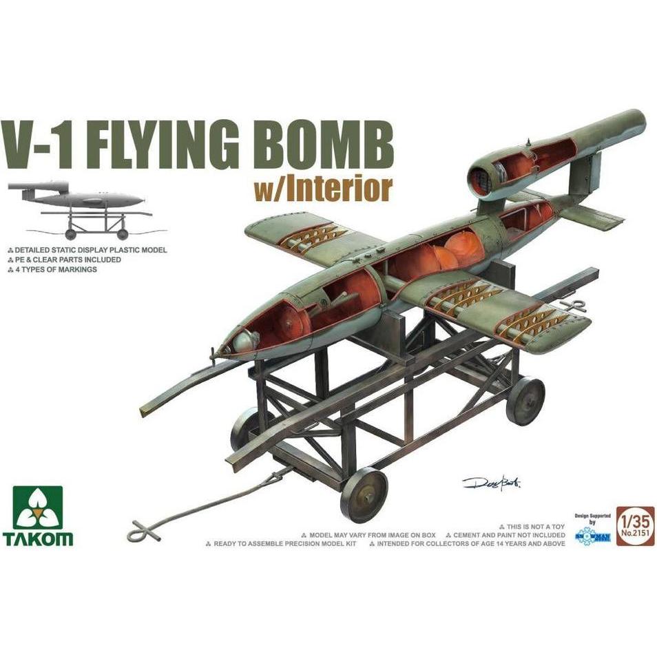Takom V-1 FLYING BOMB w/Interior