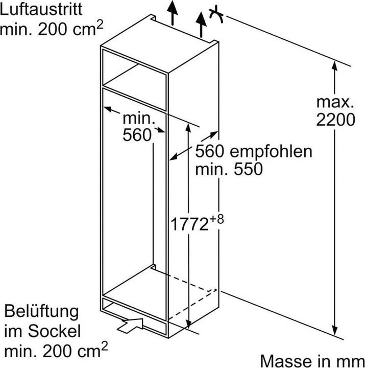 Produktbild Bosch Hausgeräte KIR81VFE0 (310 l)
