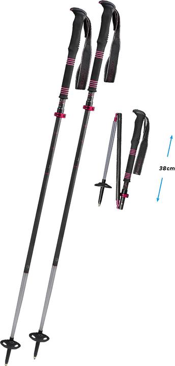 Image du produit Komperdell Carbon FXP.4 Expedition Vario Compact (105 - 125 cm)