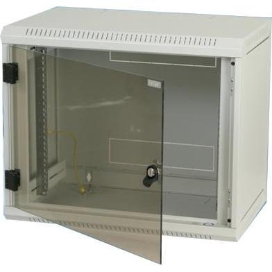 Triton Delta 4S: 19" Wandgehäuse, 18HE (18 HE, 19 Zoll Rack), Serverschrank, Grau