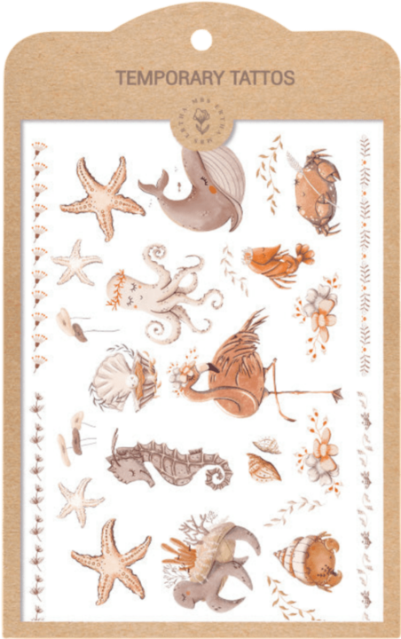 Immagine prodotto Mrs. Ertha Mrs Ertha - Tatuaggi per bambini con fenicottero
