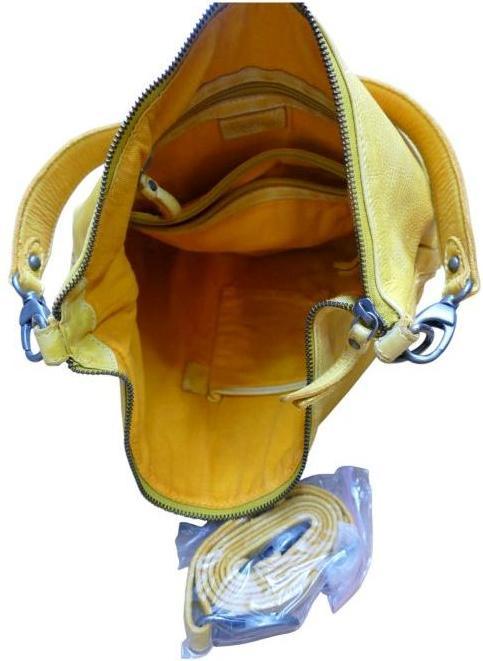 Produktbild Pavini Tasche Leder gelb