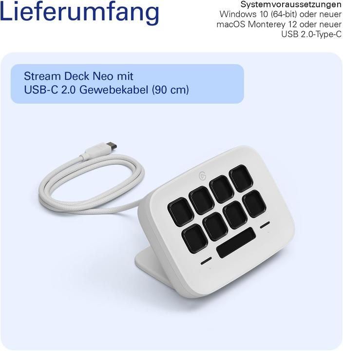 Image du produit Elgato Stream Deck Neo
