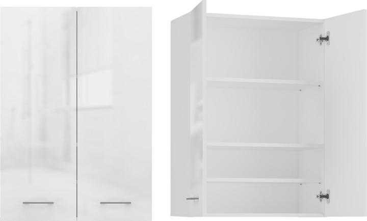Image du produit Topeshop Armoire au-dessus du lave-linge POLA MINI DD 64x30xH90 blanc brillant