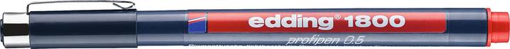 Produktbild Edding Faserzeichner Profipen 1800 (Rot, 1x)