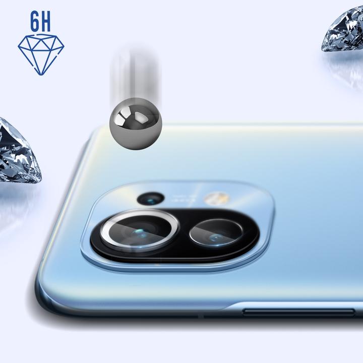 Actual product image 3MK Camera protection glass, camera glass (1 Piece, Xiaomi Mi 11 5G)