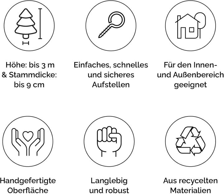 Immagine prodotto Ecopots Christbaumständer mit Wasserspeicher (bis 3m Bäume)