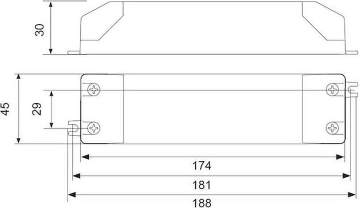 Actual product image Self Electronics SLT60-12VLG-E LED Driver Cons