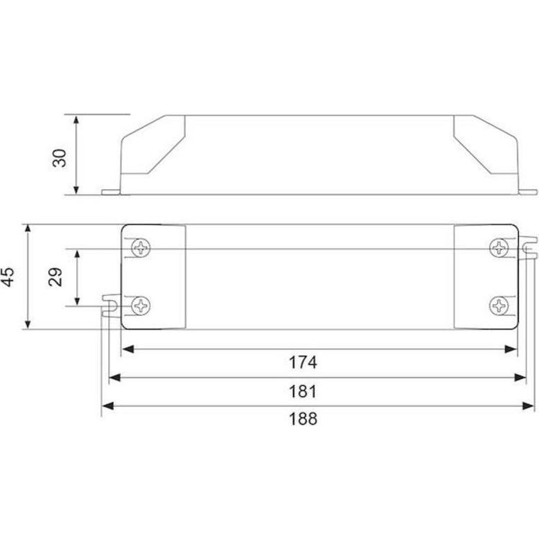Thumbnail - Self Electronics, Zubehör Beleuchtung, SLT60-24VLG-E LED-Treiber Kons