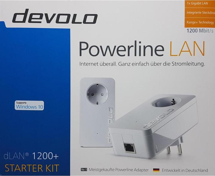 Actual product image Devolo dLAN 1200+ Starter Kit (1200 Mbit/s)