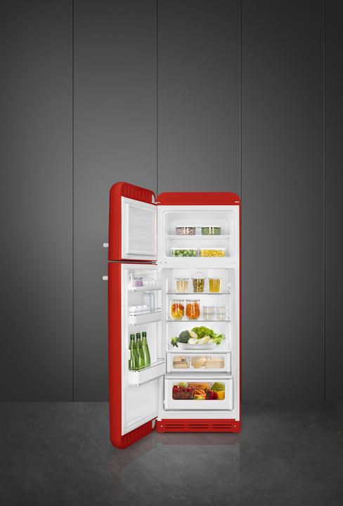 Actual product image Smeg Retro Style FAB30LRD5 Free-standing fridge/freezer combination (294 l)