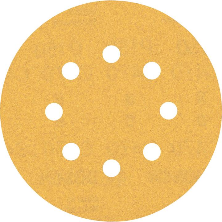 Bosch Professional Zubehör EXPERT C470 Schleifpapier mit 8 Löchern für Exzenterschleifer, 125 mm, G 150, 50-tlg. (150)