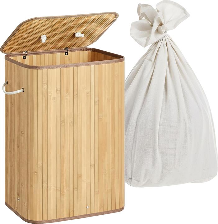 Actual product image Relaxdays laundry bin (80 l)