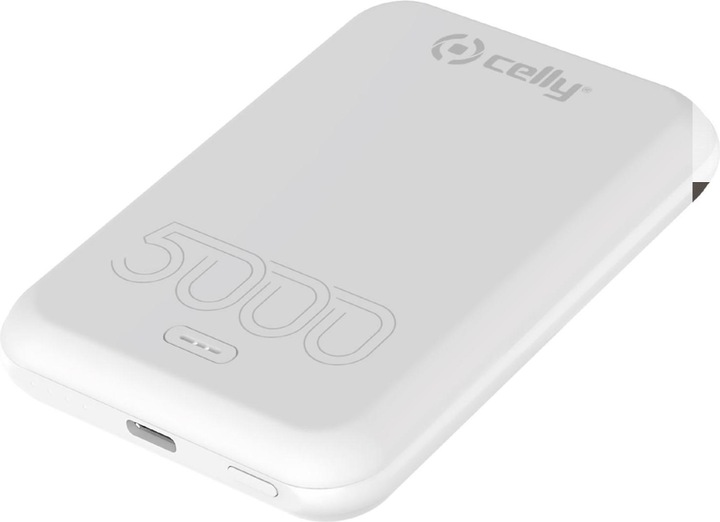 Immagine prodotto Celly Power Bank Competitive Magcharge 5a Bianco Magpb5000evowh (5000 mAh, 15 W)