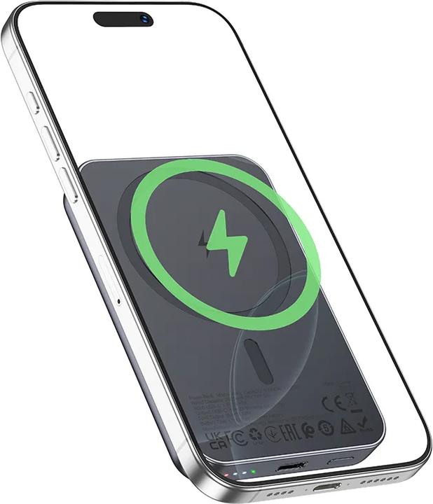 Produktbild Hoco - J160 19.25W, 5000mAh, Powerbank dunkelgrau (5000 mAh, 19.25 W, 19.25 Wh)