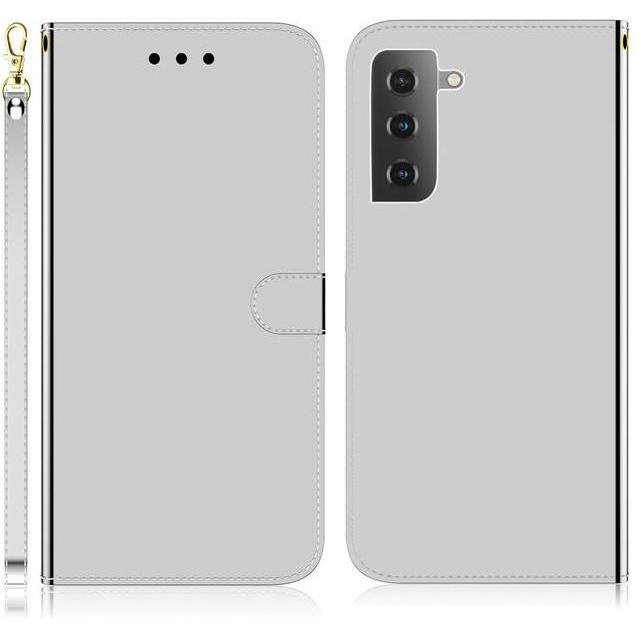 Thumbnail - MU Style Mirror Surface Bookcover Series (Samsung Galaxy S22+), Smartphone Hülle, Silber