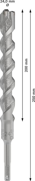 Productafbeelding Bosch Zubehör GRĄŽAS SDS PLUS-5X 24 * 250 (24)