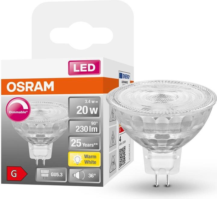 Produktbild Osram Led Superstar Mr16 (GU5.3, 3.40 W, 230 lm, 1 x, G)