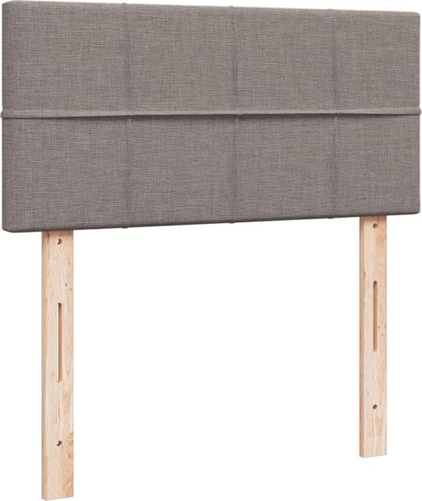 Produktbild vidaXL Bo x springbett mit Matratze 140 x 200 cm Stoff (140 x 200 cm)