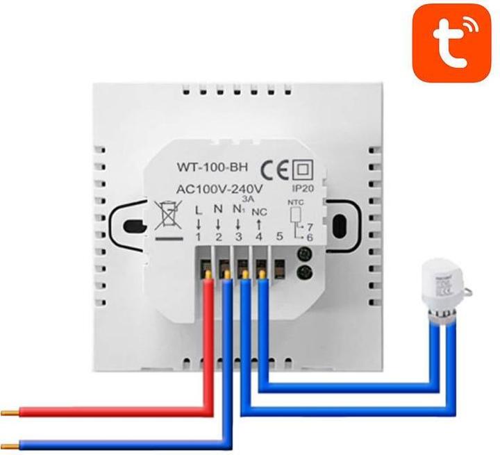 Produktbild Avatto Smart Water Heating Thermostat ZWT100 3A Zigbee Tuya