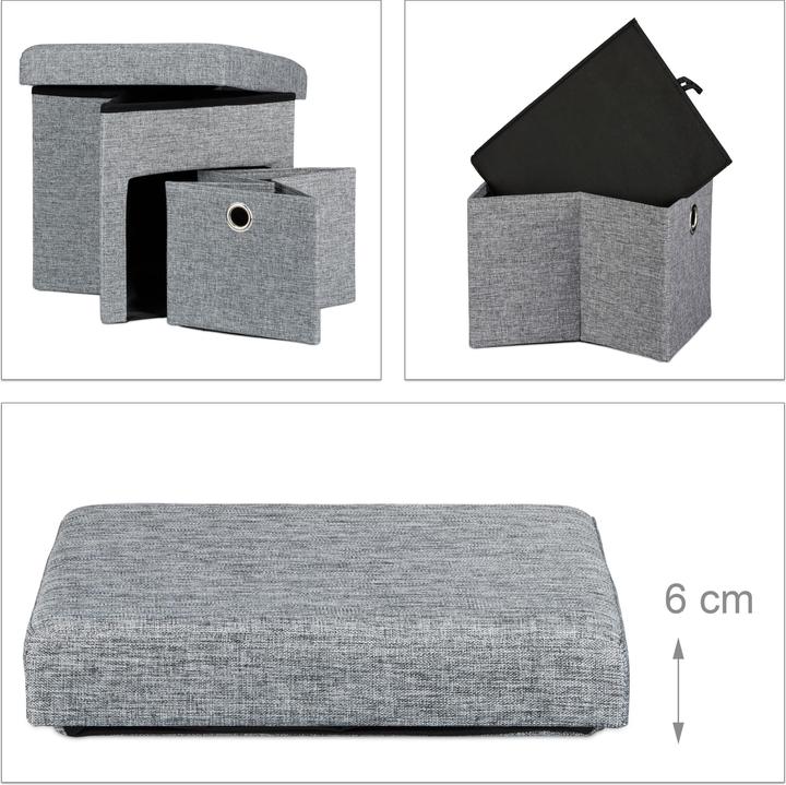 Produktbild Relaxdays Faltbarer Sitzhocker