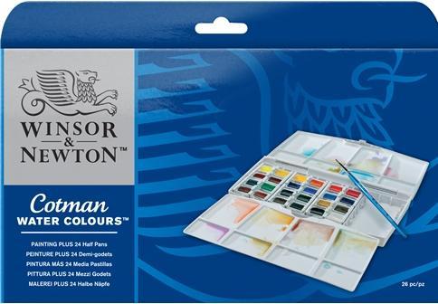 Produktbild Winsor & Newton Cotman watercolour Pan paintingbox PLUS