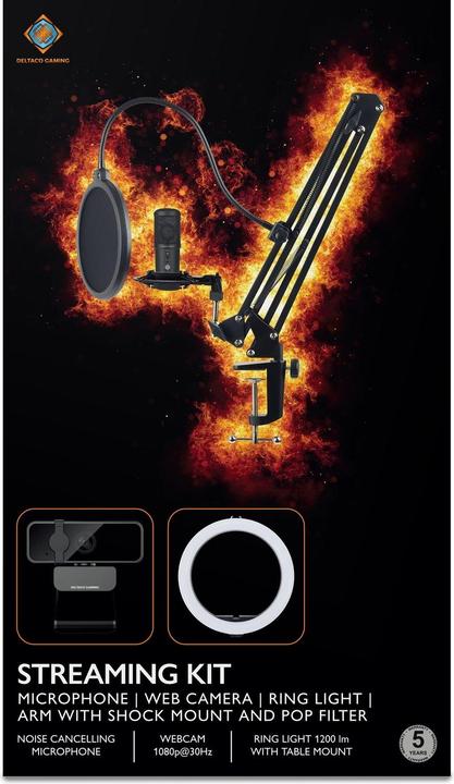 Image du produit Deltaco Gaming Kit de streaming