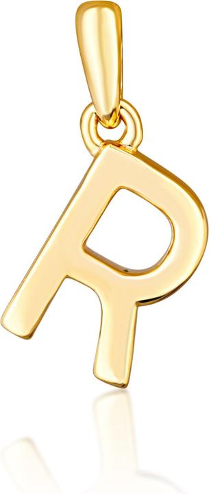 Immagine prodotto JVD Ciondolo minimalista con lettera "R" placcata oro SVLP0948XH2GO0R