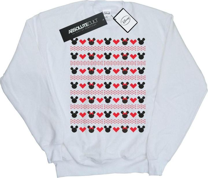 Produktbild Disney Mickey And Minnie Christmas Hearts Sweatshirt Jungen (140, 146)