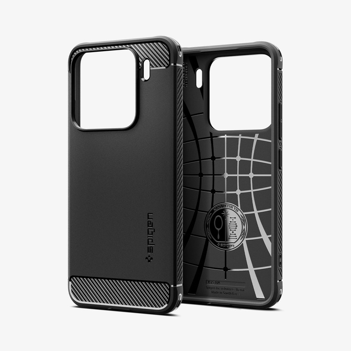 Actual product image Spigen Xiaomi 15 Case Rugged Armor Matte Black (Xiaomi Redmi Note 15)