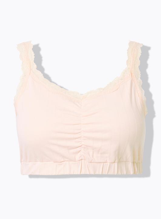 Immagine prodotto Ulla Popken Bustier in confezione doppia con orli con pizzo e jersey a punto ajour (Confezione da 2, 60 H)