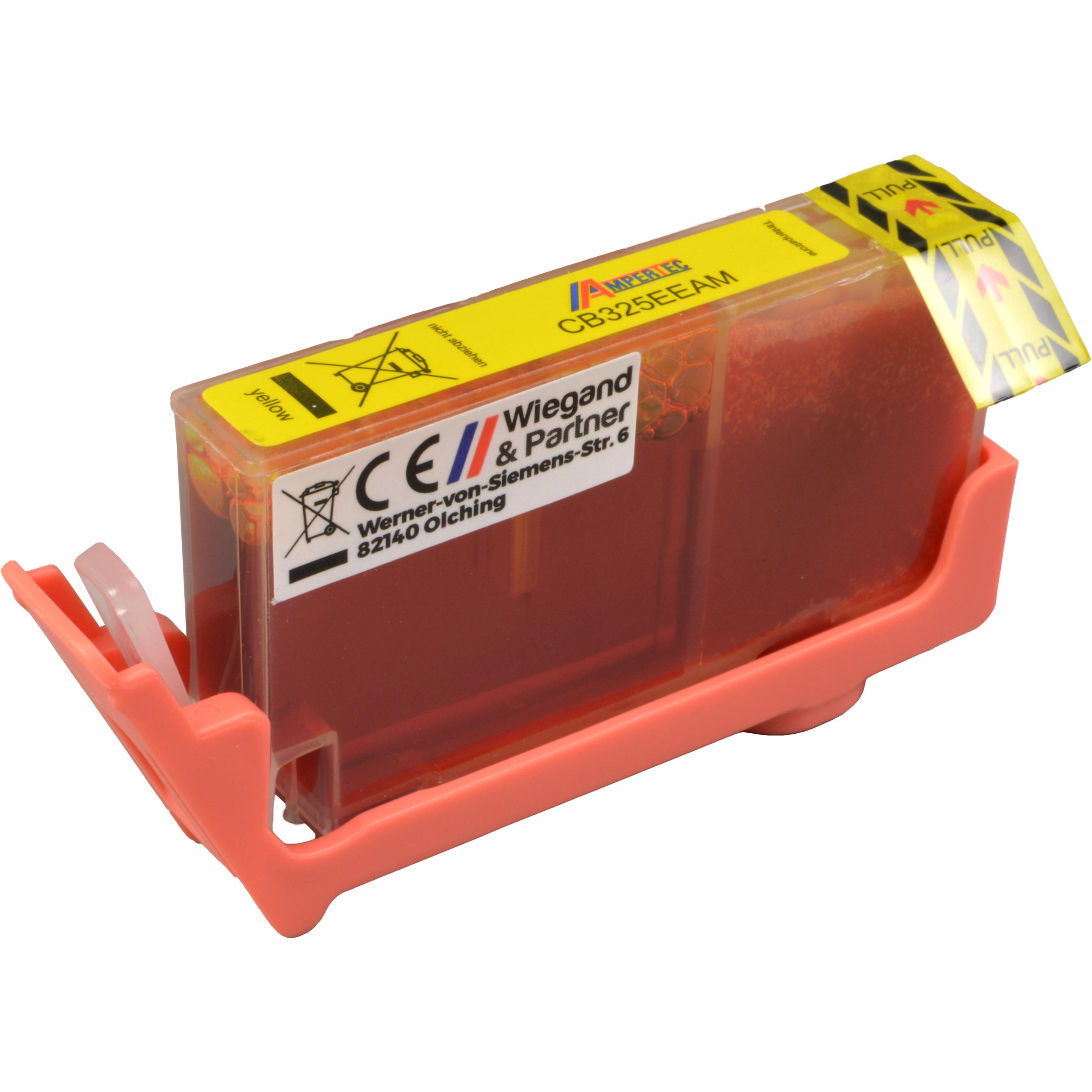 Ampertec, Druckerpatrone, Tinte ersetzt HP CB325EE 364XL yellow (Y)