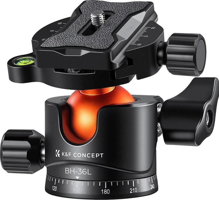 K&F Concept BH-36L Ball Head (KF-31.044V1) (Tête panoramique, Tête sphérique)