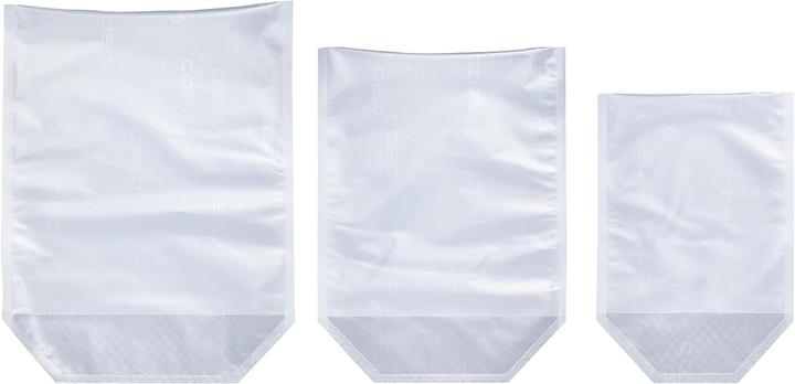 Productafbeelding Caso Opstaande vacuümzakken, 12 stuks 20x30 cm, 8 stuks 25x35 cm, 5 stuks 30x40 cm (25 x)