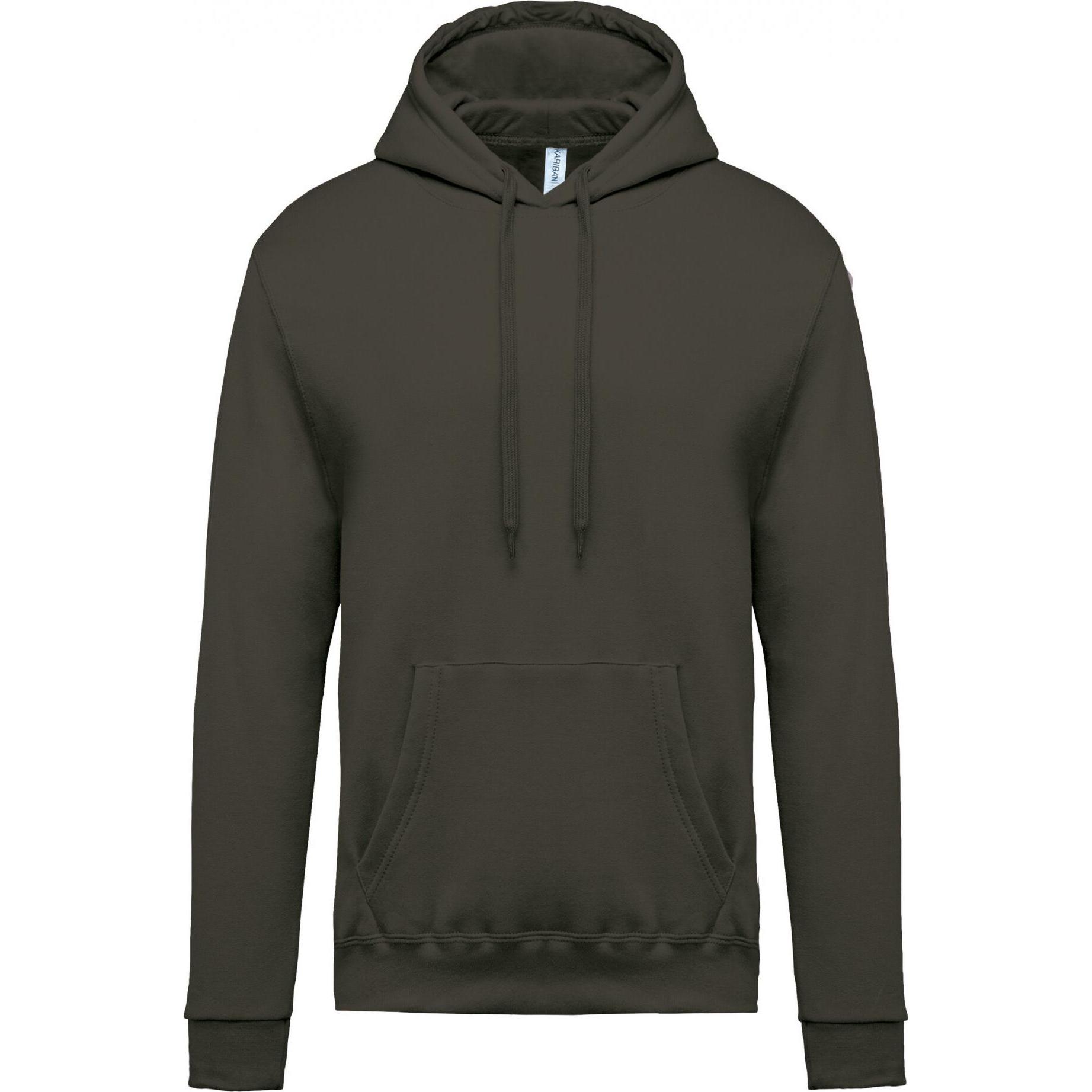 Kariban, Herren, Pullover, Hoodie, Grün, (4XL)